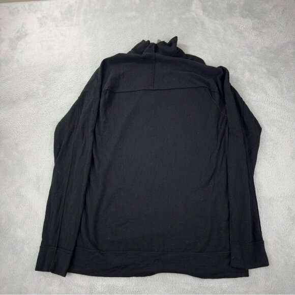 Helmut Lang Men's Size XL 100% Wool 1/4 Black Zip Up Jacket with Italian Yarn - Picture 6 of 12